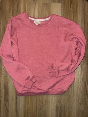 Pacific & Co Soft Crewneck Sweater in Rose Pink